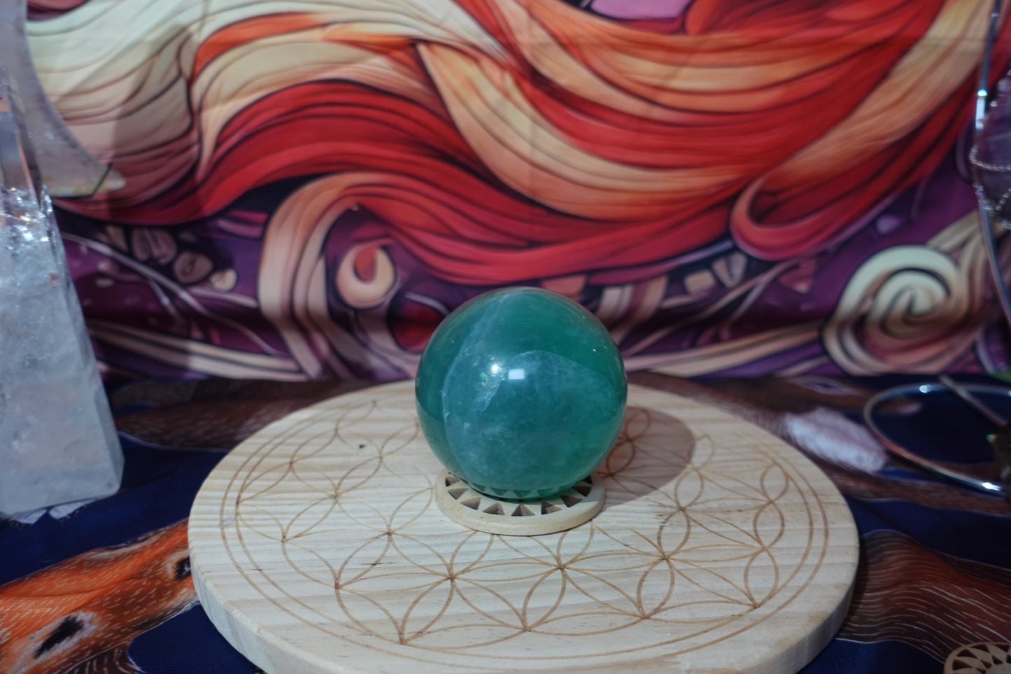 Large Fluorite Spheres