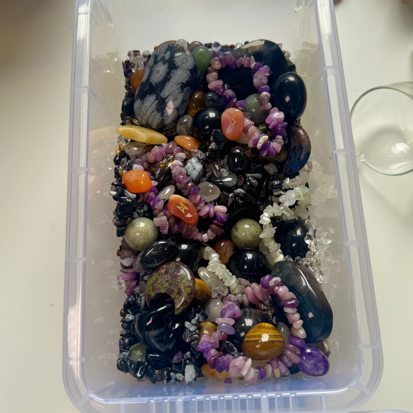 🛡️ Mystic’s Protection 🔮 Crystal Scoops – Protection & Peace