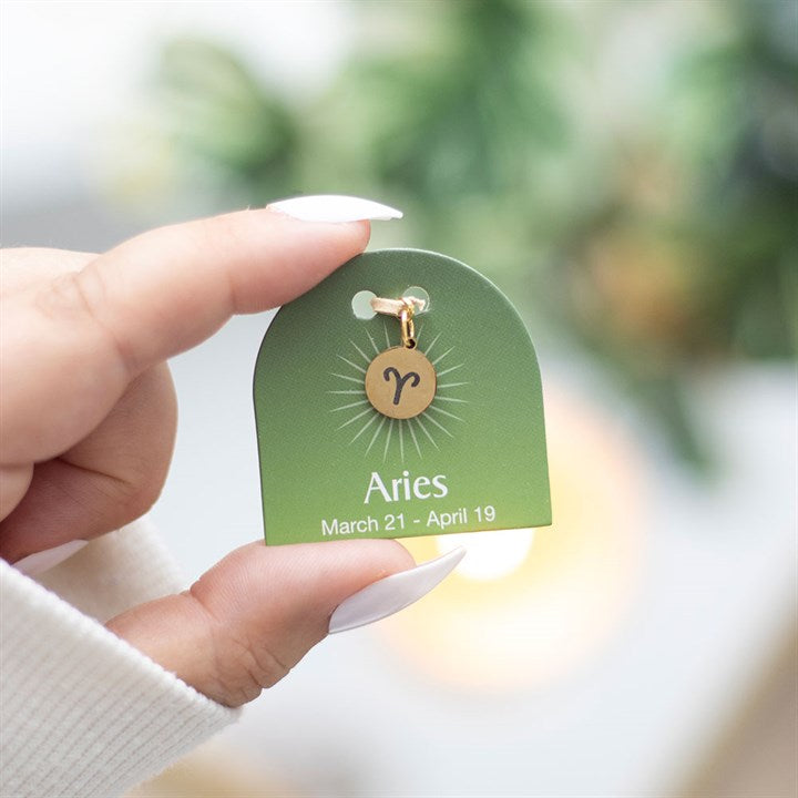 Gold Tone Zodiac Sign Charm