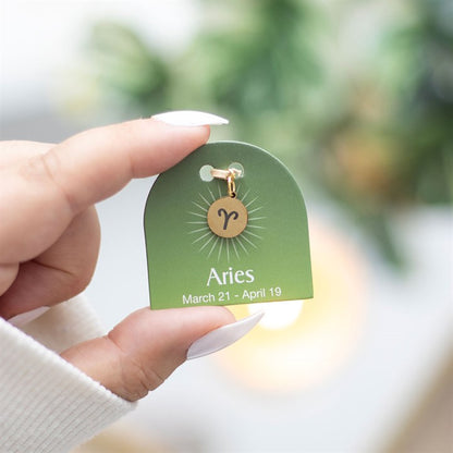 Gold Tone Zodiac Sign Charm