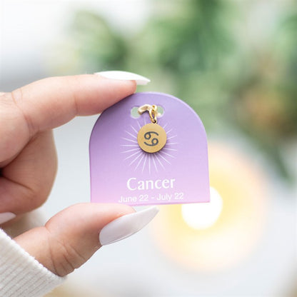 Gold Tone Zodiac Sign Charm