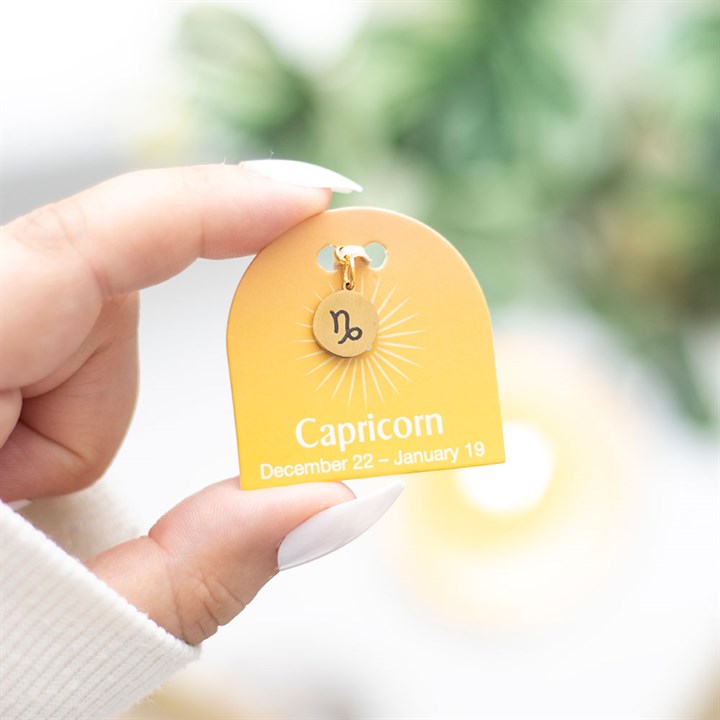 Gold Tone Zodiac Sign Charm