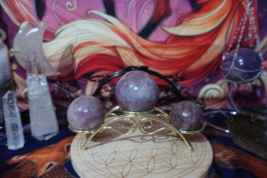 Lavender Quartz spheres