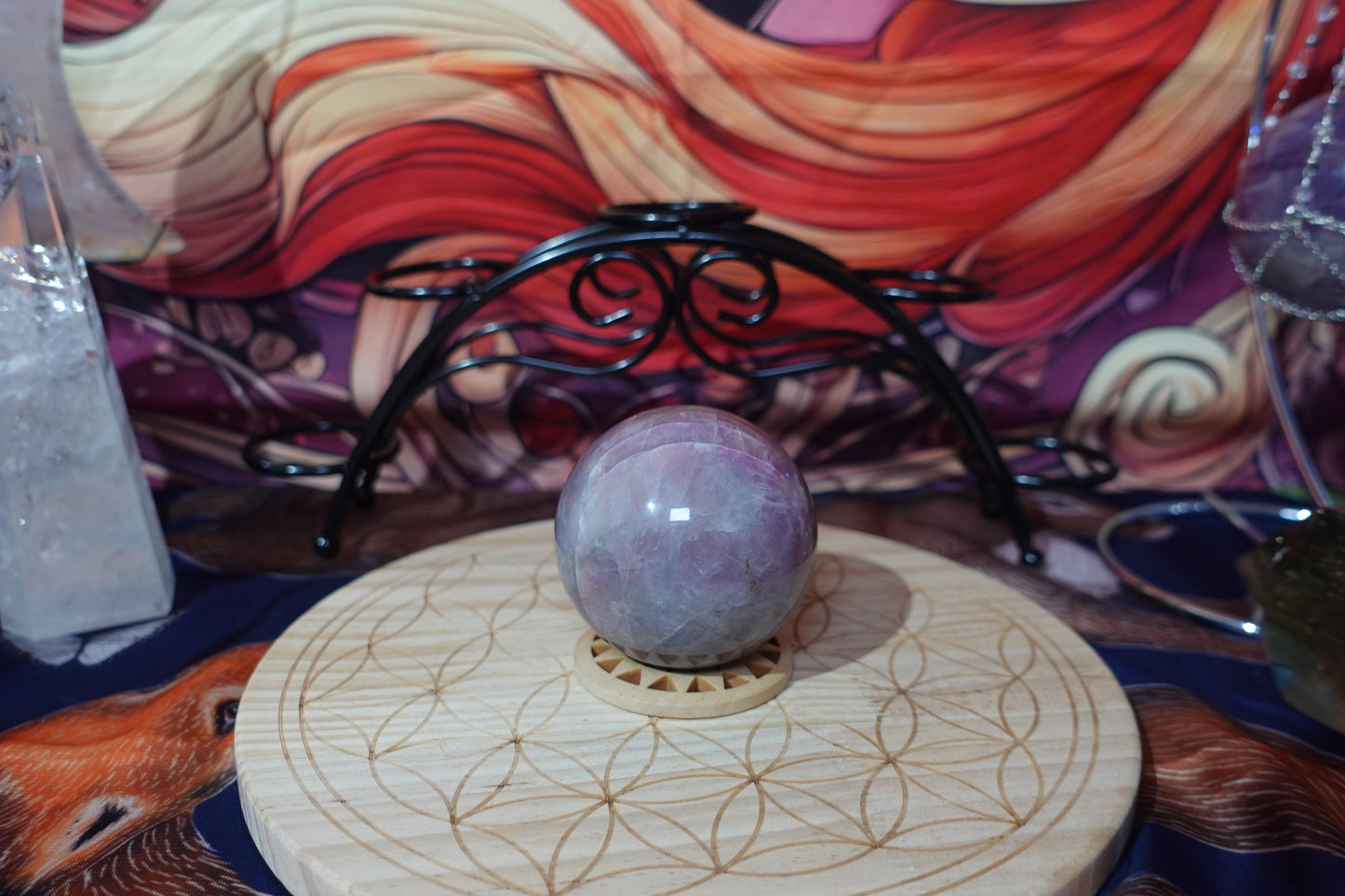 Lavender Quartz spheres