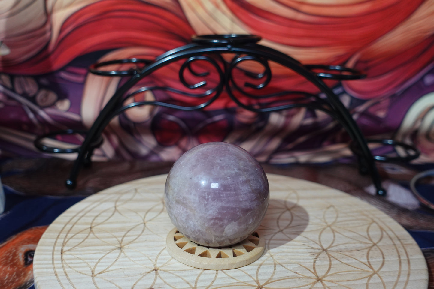Lavender Quartz spheres