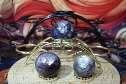 Purple Mica Spheres