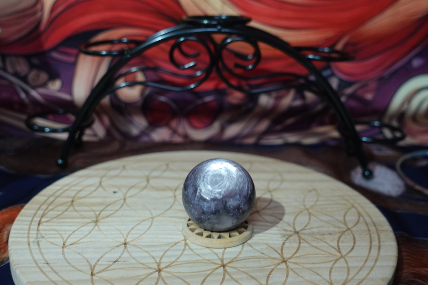 Purple Mica Spheres