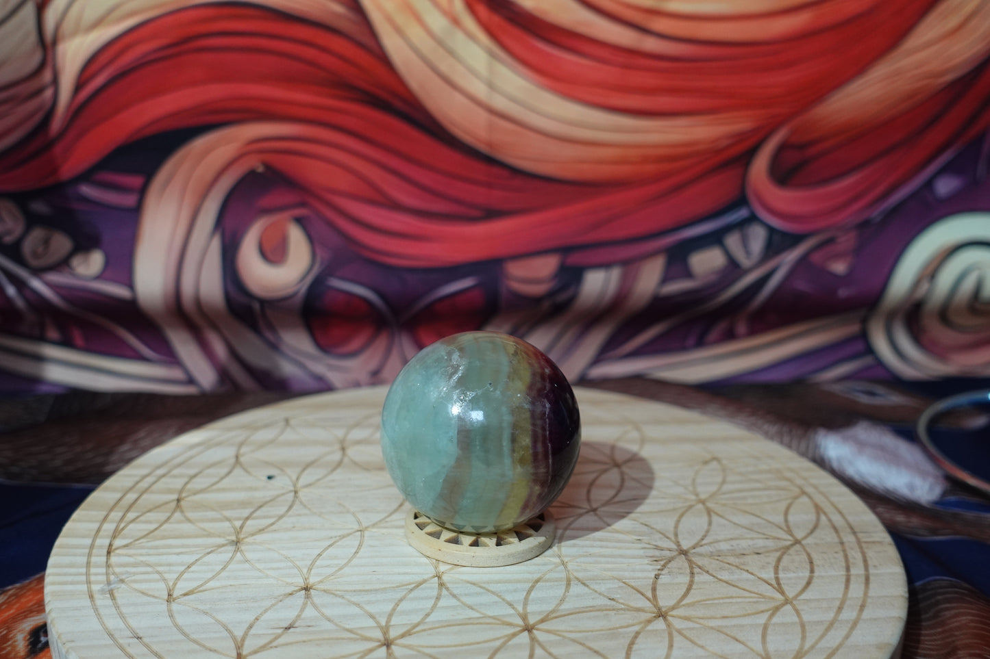 Banded Fluorite Spheres