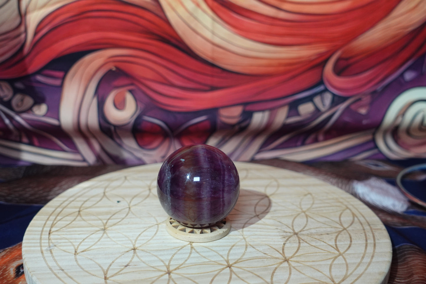 Banded Fluorite Spheres