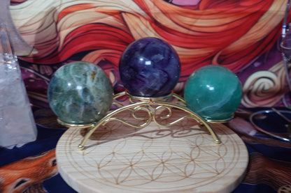 Large Fluorite Spheres