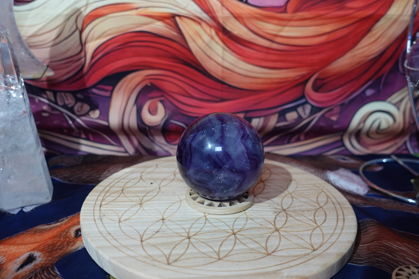 Large Fluorite Spheres