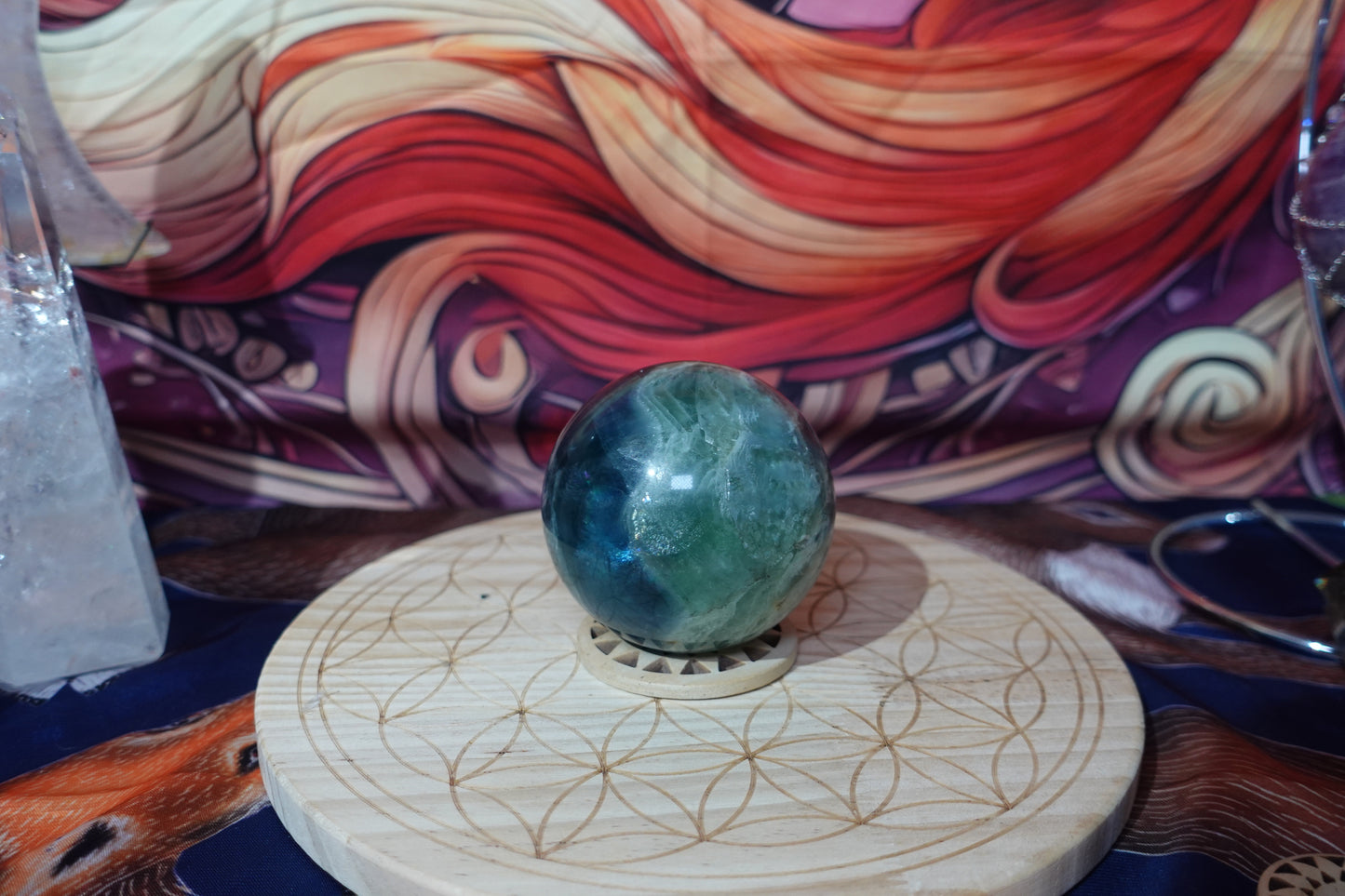Large Fluorite Spheres