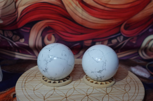 Large Howlite Sphere