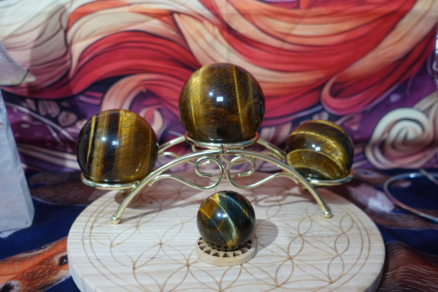 Tiger Eye Spheres