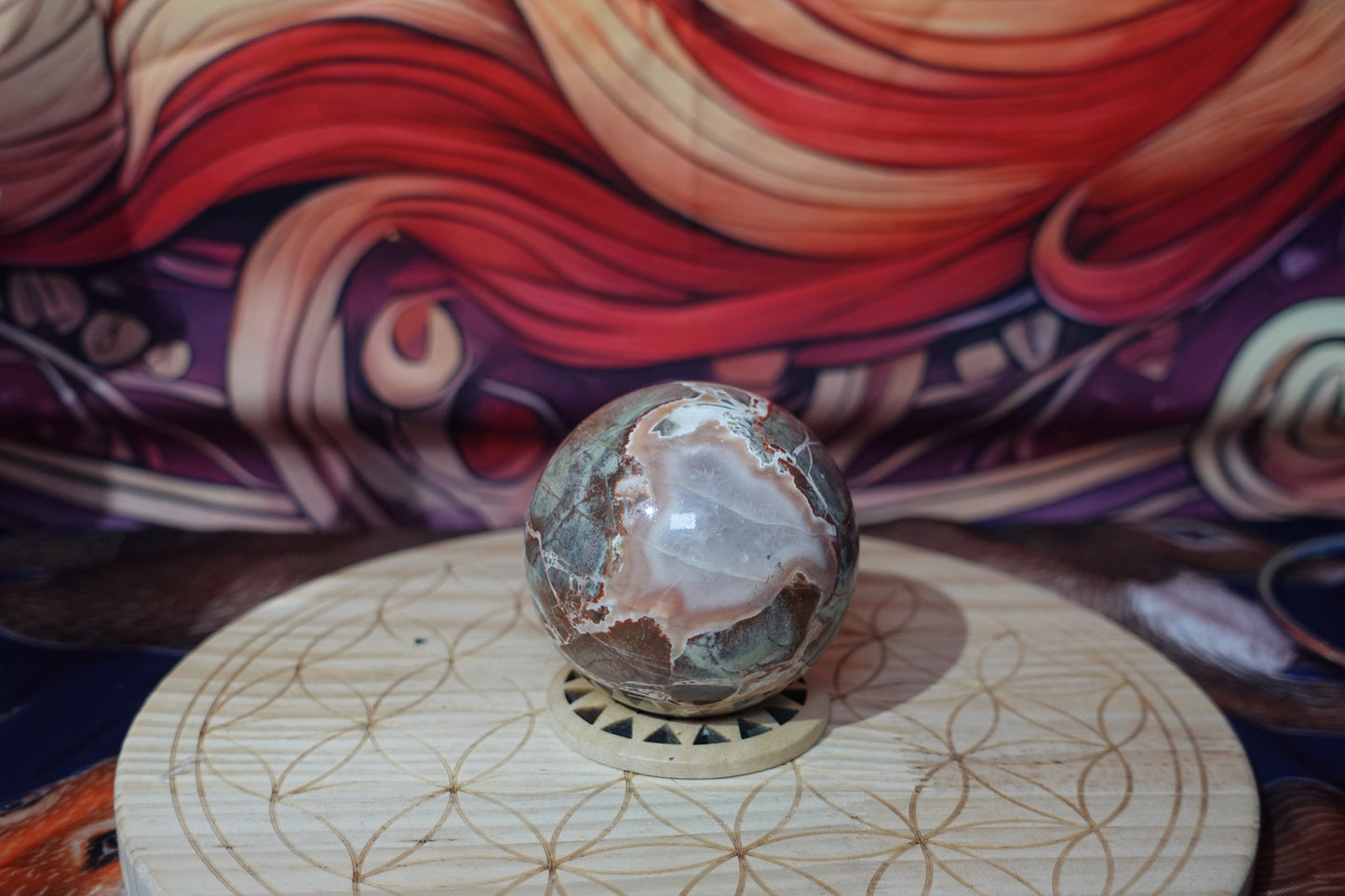 Money Agate Spheres