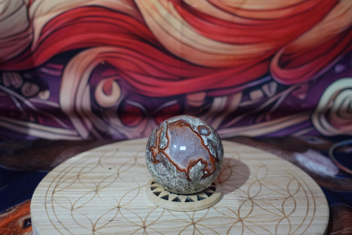 Money Agate Spheres