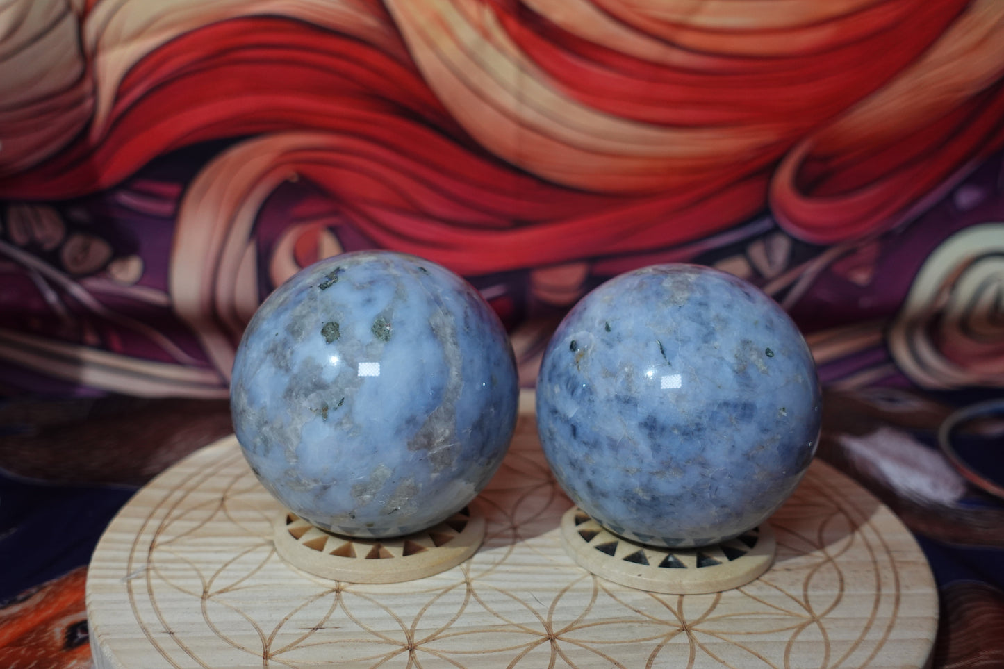 Blue Opal Sphere