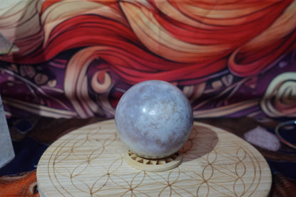 Pink Amethyst and Flower Agate Spheres