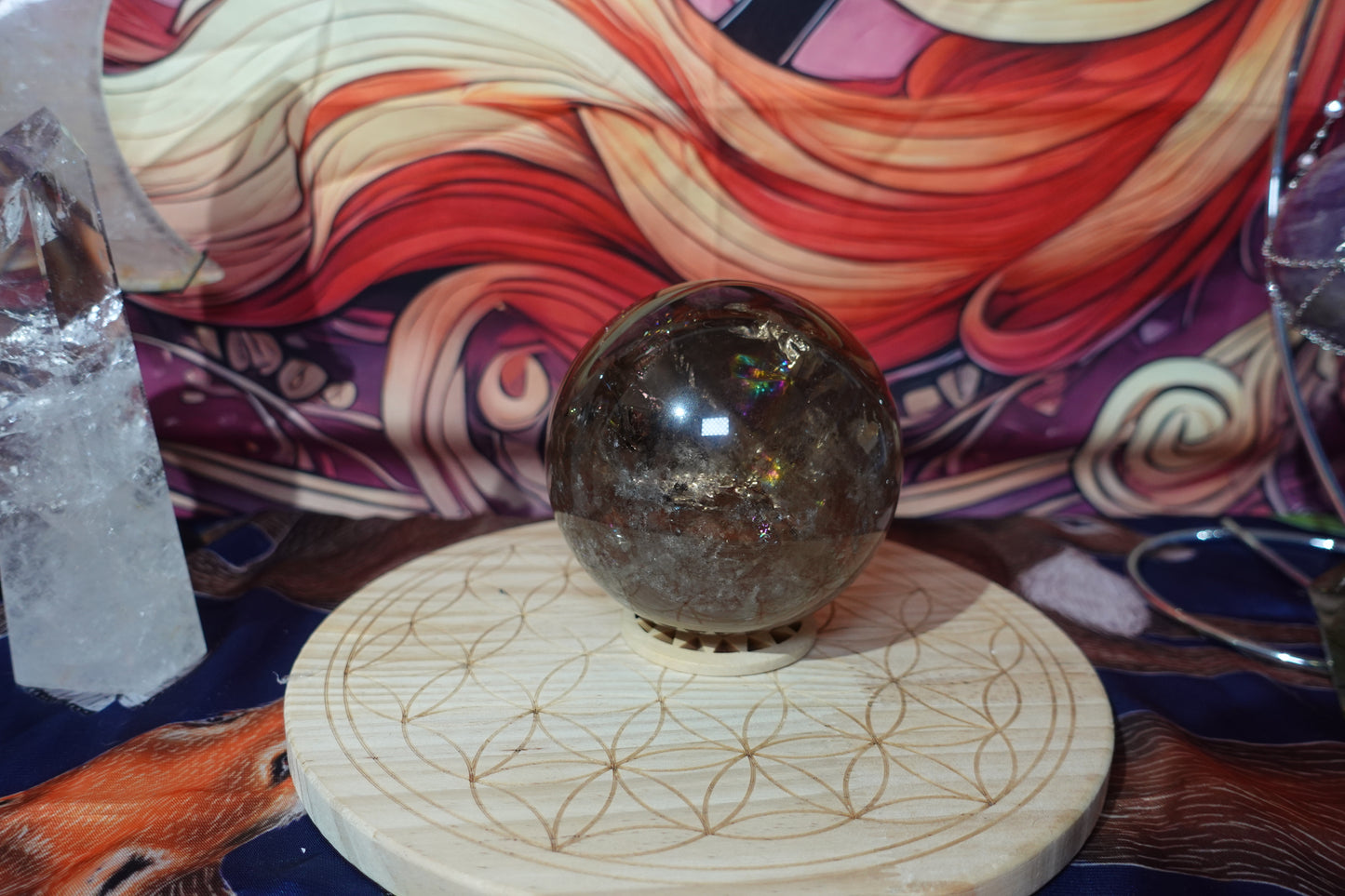A Grade Smokey Quartz Spheres