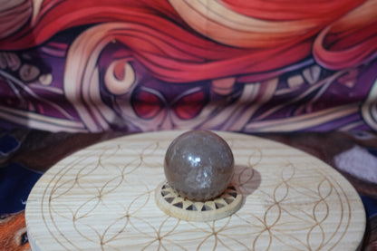 Smokey & Golden Healer Quartz Spheres