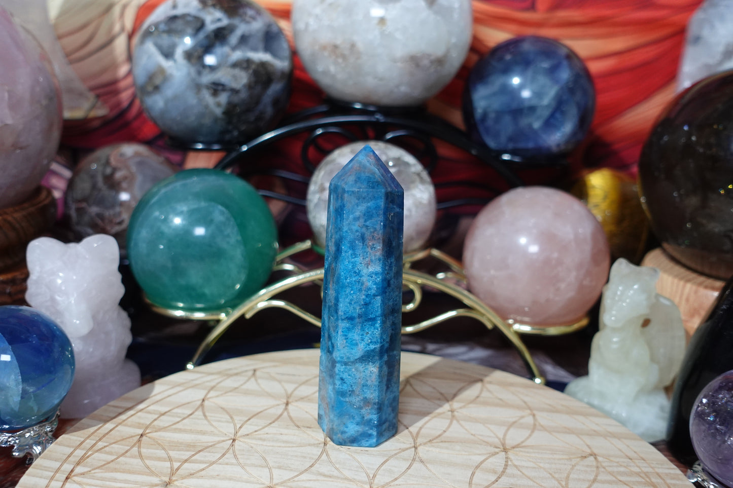 Blue Apatite Tower