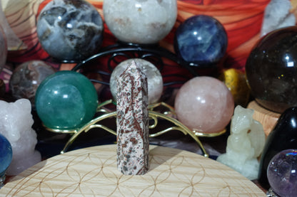 Leopard Skin Jasper Tower