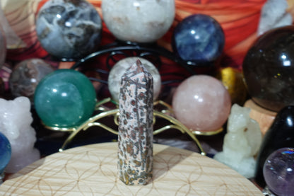 Leopard Skin Jasper Tower