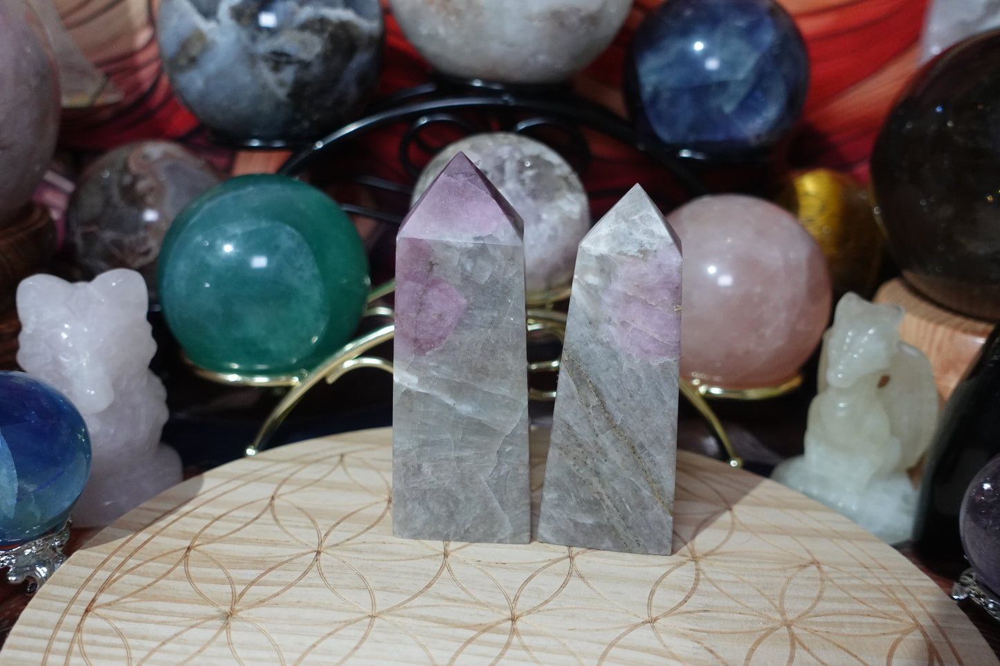 Pink Tourmaline Tower