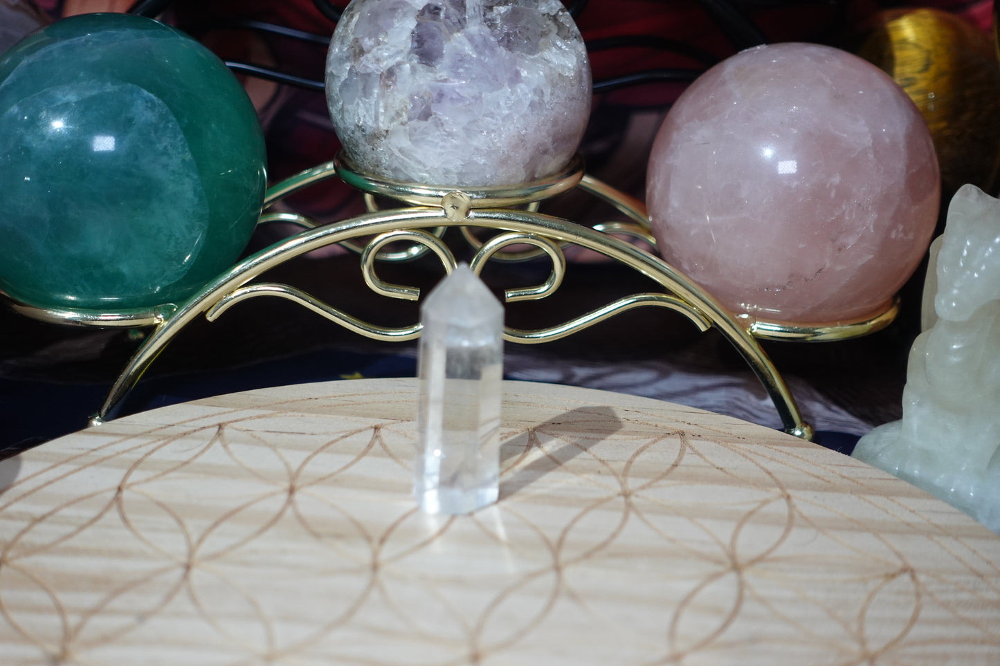 A Grade Clear Quartz Towers