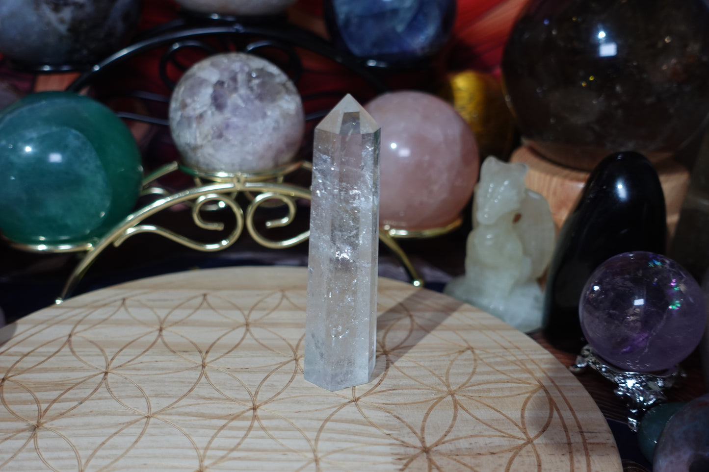 Clear Quartz Tower