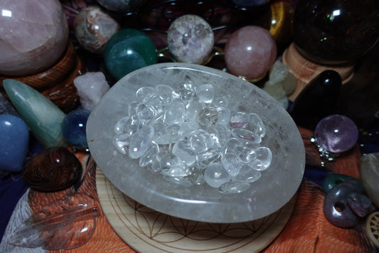 Clear Quartz Tumbles