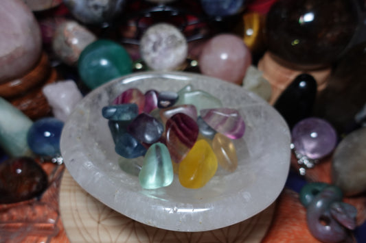 Fluorite Tumbles