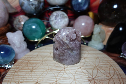 Pink Amethyst & Flower Agate Freeforms