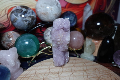 Pink Amethyst & Flower Agate Freeforms