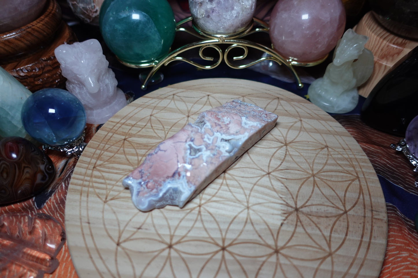 Pink Agate Freeforms