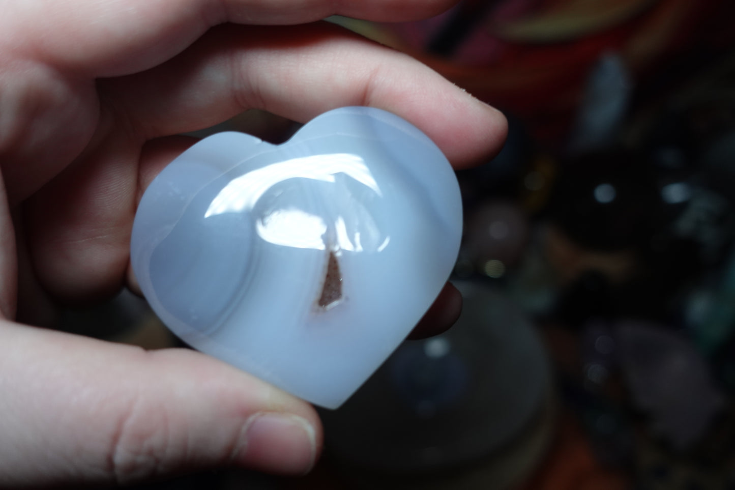 Drewsey Agate Heart Carvings
