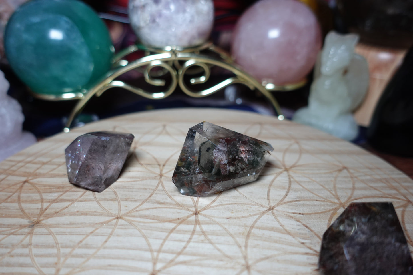 A Grade Garden Quartz Freeforms