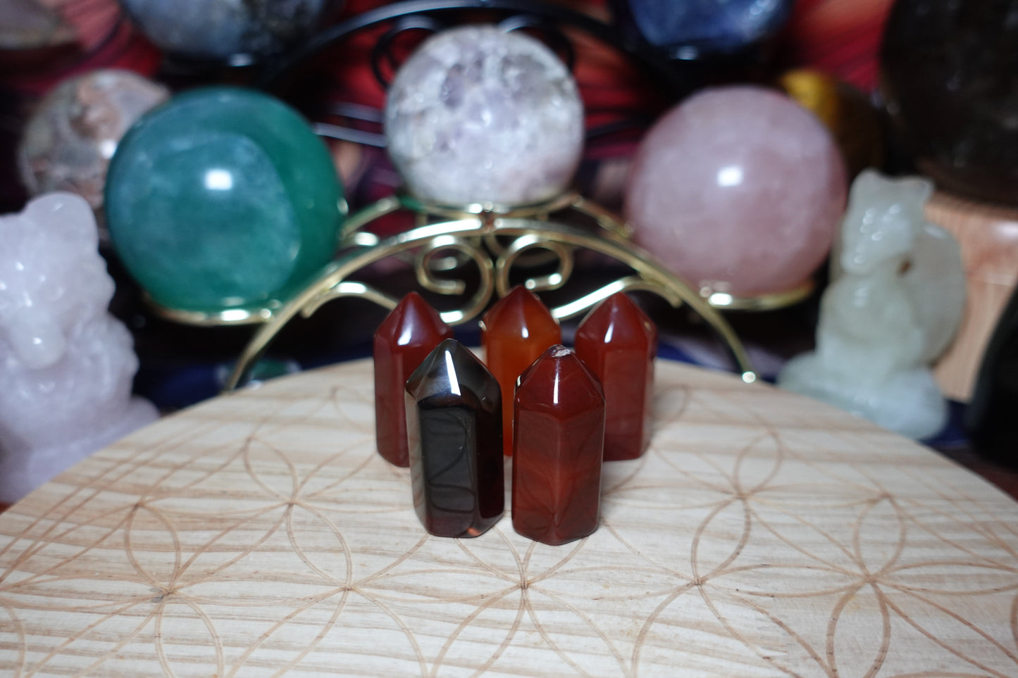 Mini Carnelian Towers