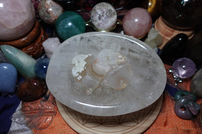 Flower Agate Cloud Carvings