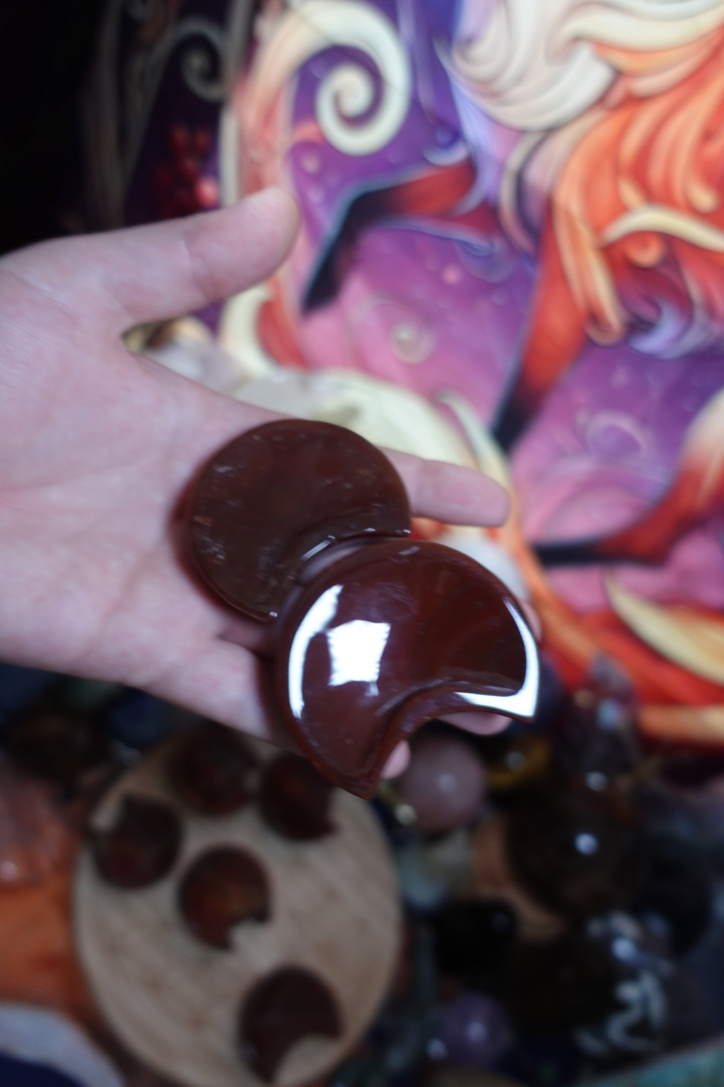Carnelian Cat & Moon Bowls