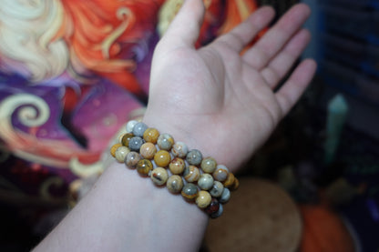 8mm Beaded Crystal Bracelets