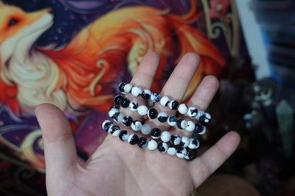 8mm Beaded Crystal Bracelets
