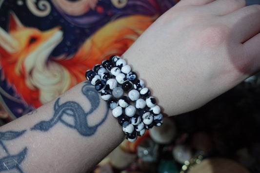 8mm Beaded Crystal Bracelets