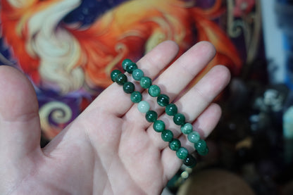 8mm Beaded Crystal Bracelets