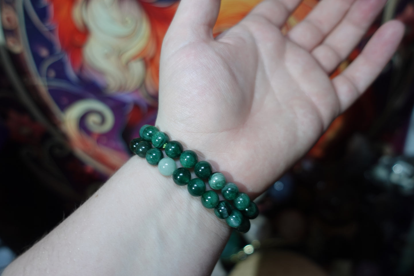 8mm Beaded Crystal Bracelets
