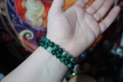 8mm Beaded Crystal Bracelets
