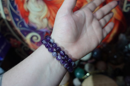 8mm Beaded Crystal Bracelets