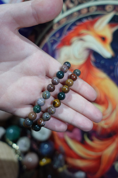 8mm Beaded Crystal Bracelets