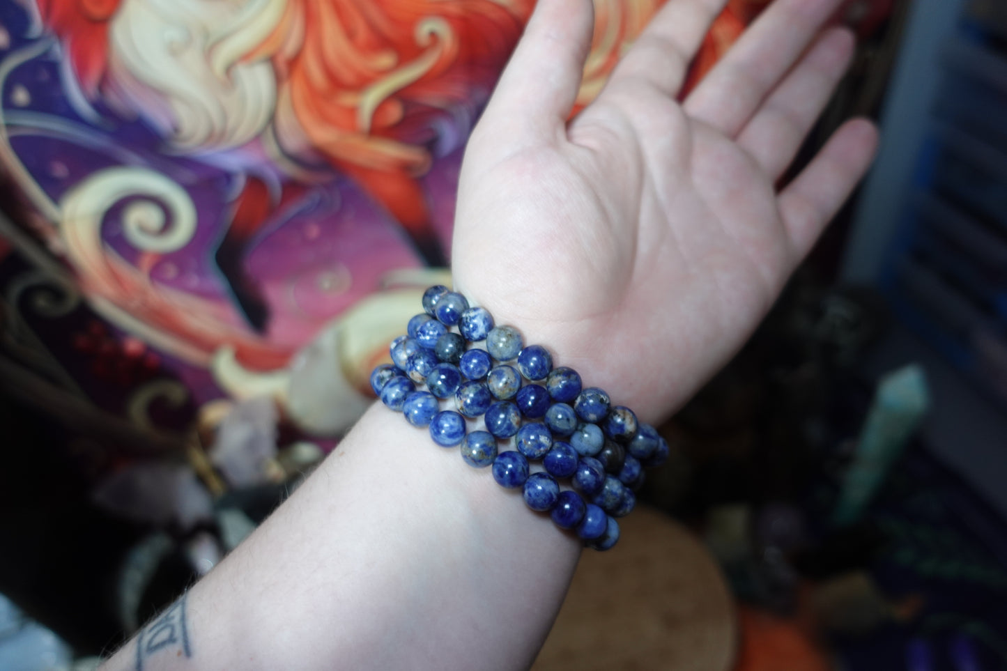 8mm Beaded Crystal Bracelets