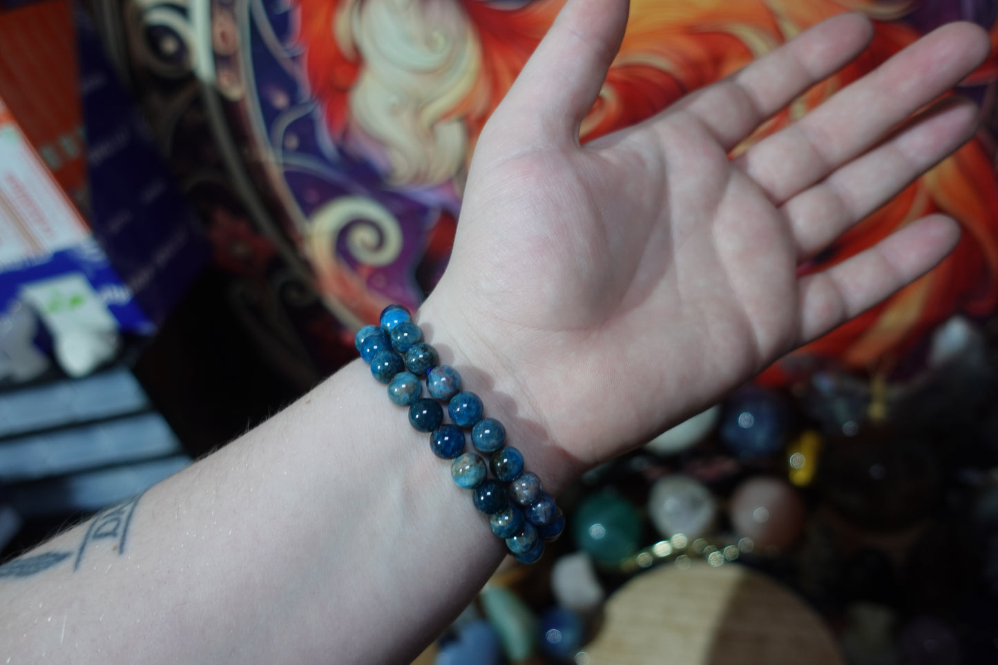 8mm Beaded Crystal Bracelets